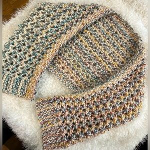 Handmade Hand Crafted Knit Chunky Lacy Crop Sweater Shrug Small/Medium